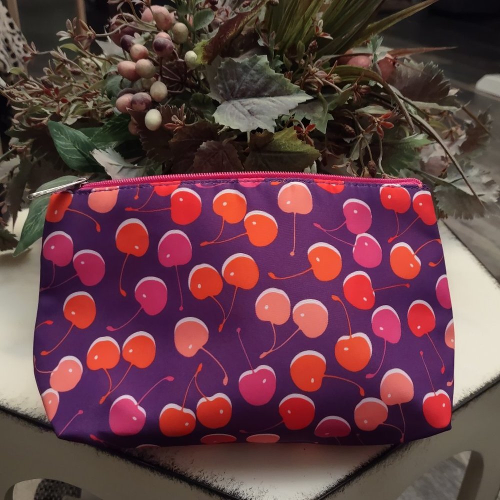 Clinique Cherry Makeup Bag